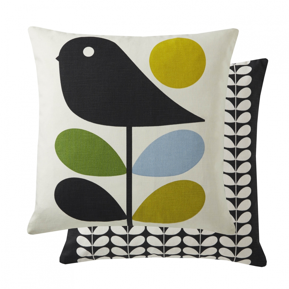 Earlybird Cushion 45x45cm by Orla Kiely - Duckegg