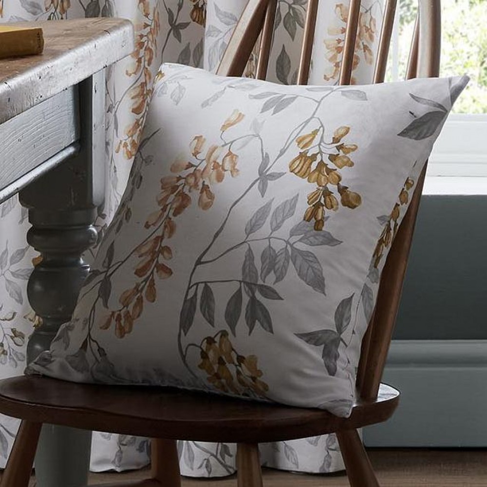 Emily 45cmx45cm (18" ) Cushion Cover - Ochre