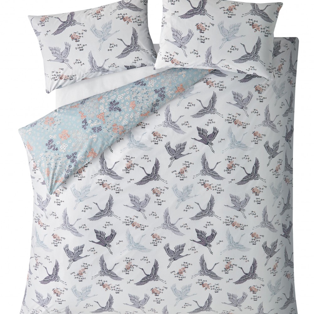 Floral Flight Bedset by Fat Face - Iris image 2