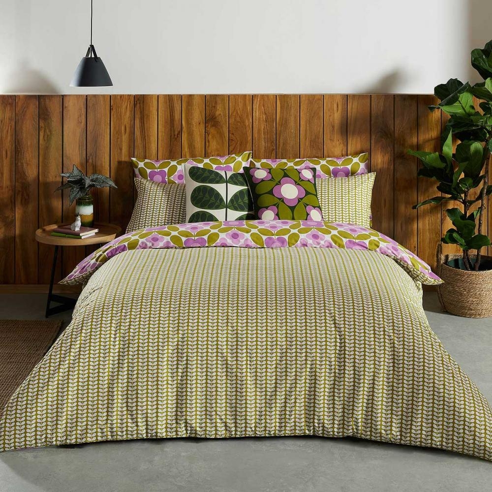 Flower Tile Duvet Sets by Orla Kiely - Lupin image 2