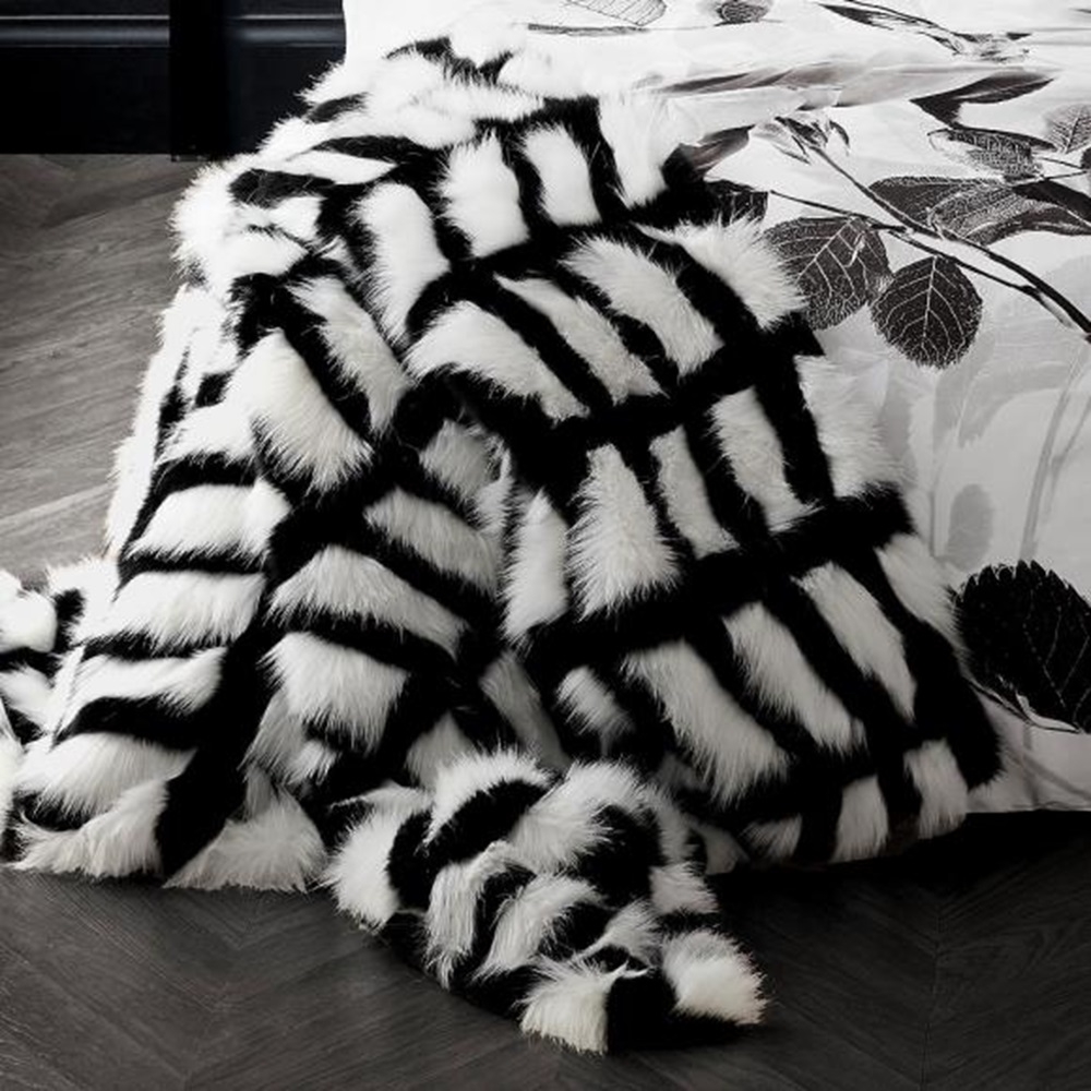 Harla Monochrome 130cmx150cm Throw by Rita Ora