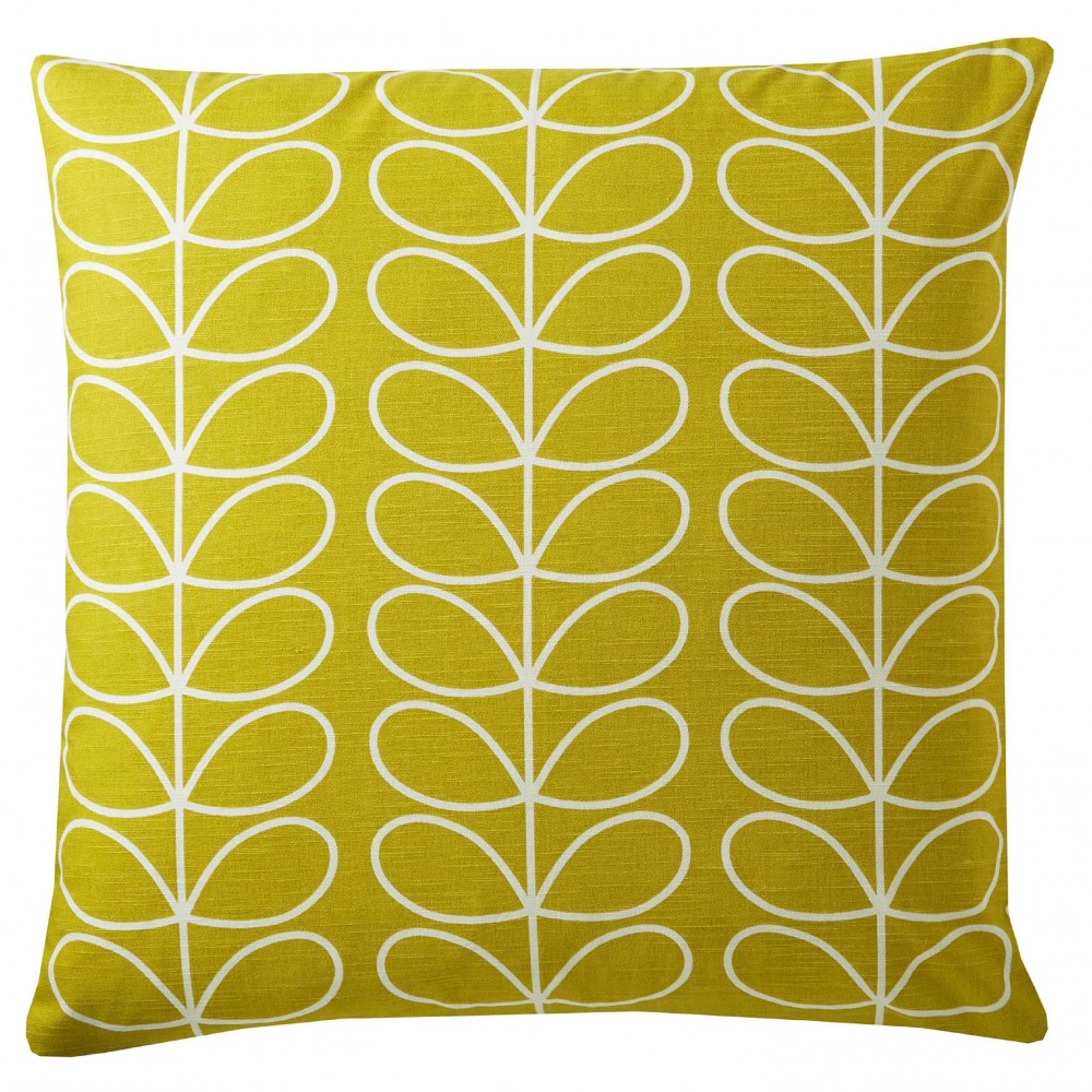 Small Linear Stem Sunflower Scatter Cushion by Orla Kiely image 3