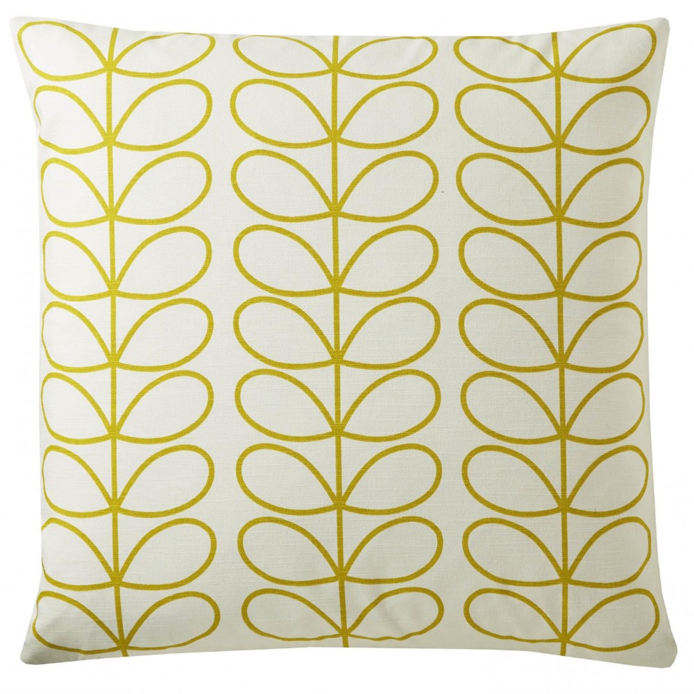 Small Linear Stem Sunflower Scatter Cushion by Orla Kiely image 2