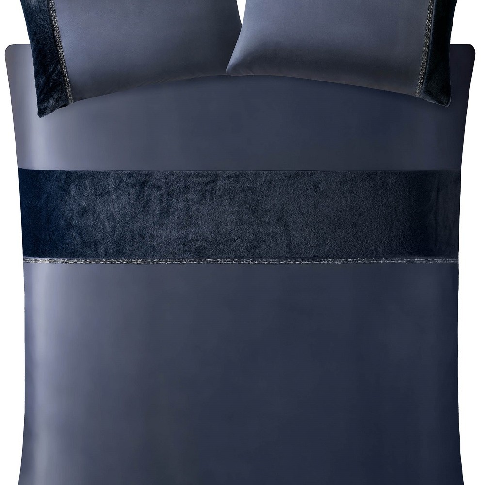 Sylvie Indigo Standard Pillowcase 50cm x 75cm Pair by Rita Ora image 3