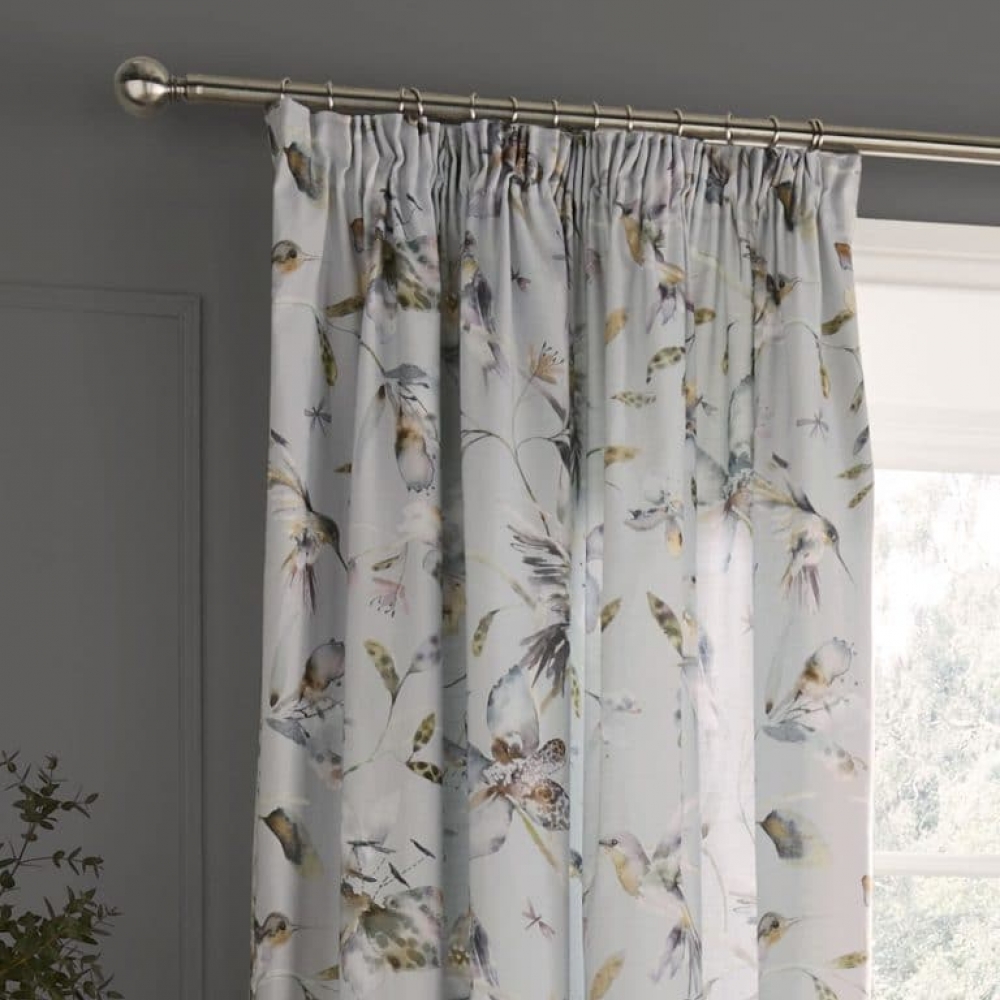 Tafuna Lined Pencil Pleat Curtains by Voyage Maison - Dawn