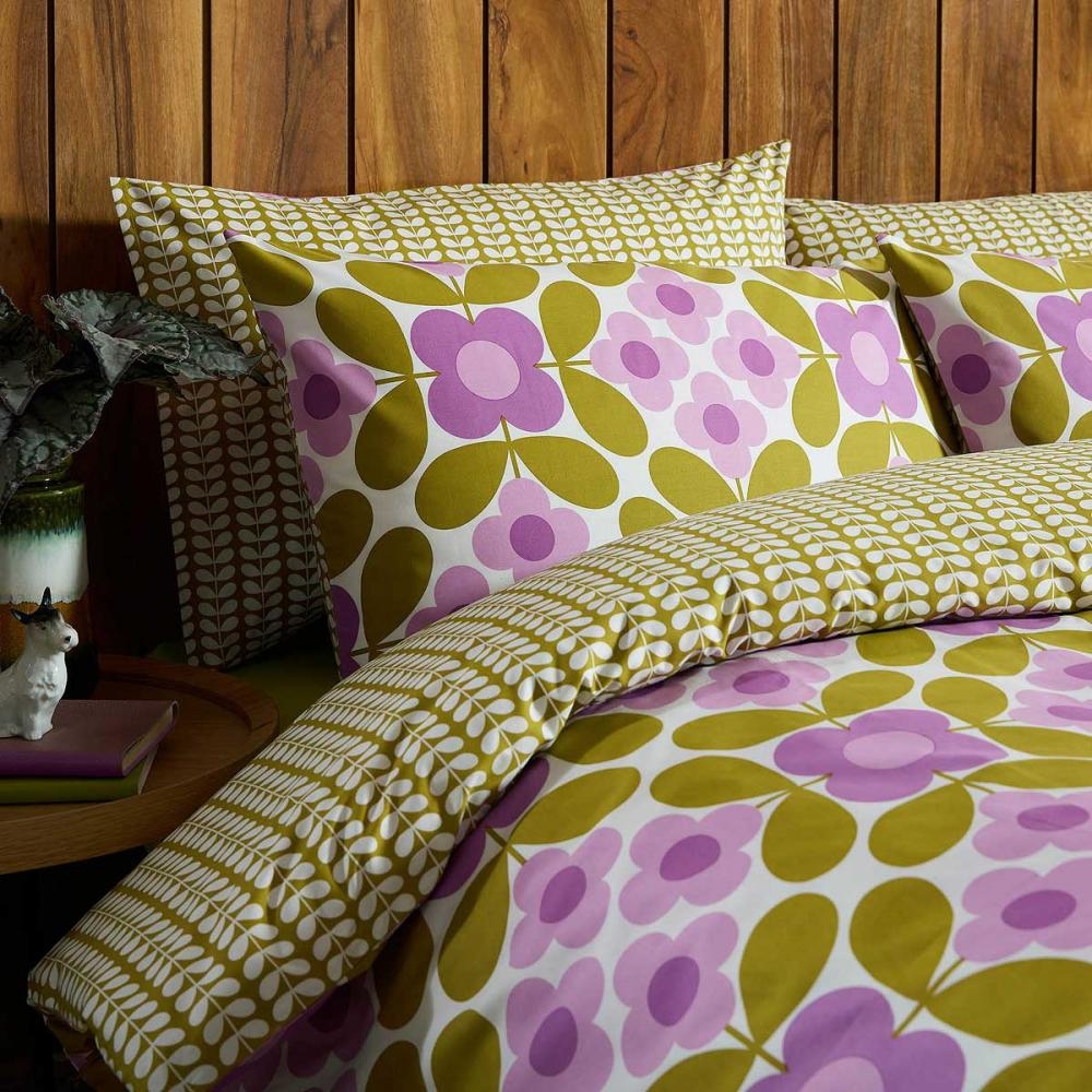 Flower Tile Duvet Sets by Orla Kiely - Lupin image 4
