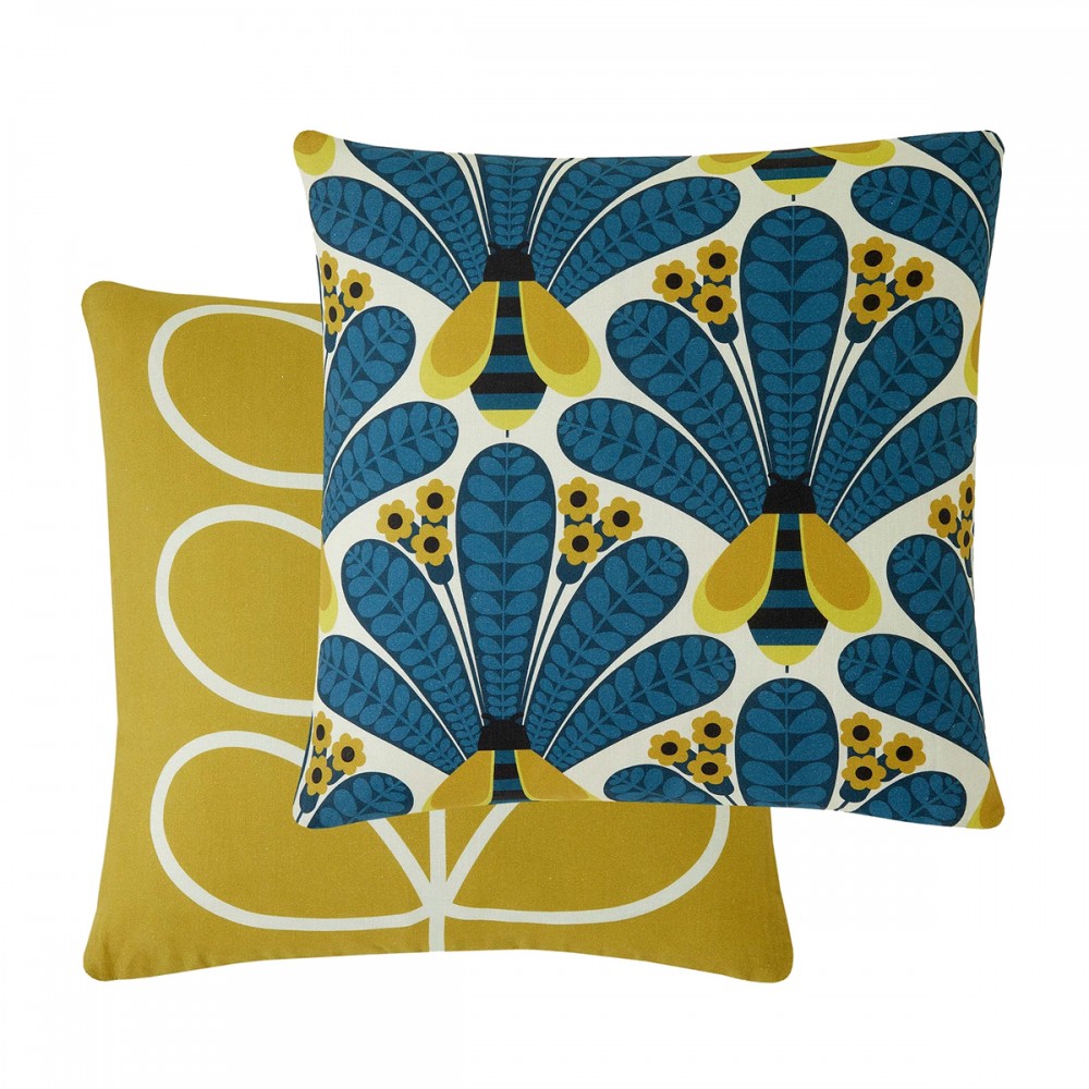 Japonica Flower Bedlinen by Orla Kiely - Graphite & Dandelion image 4