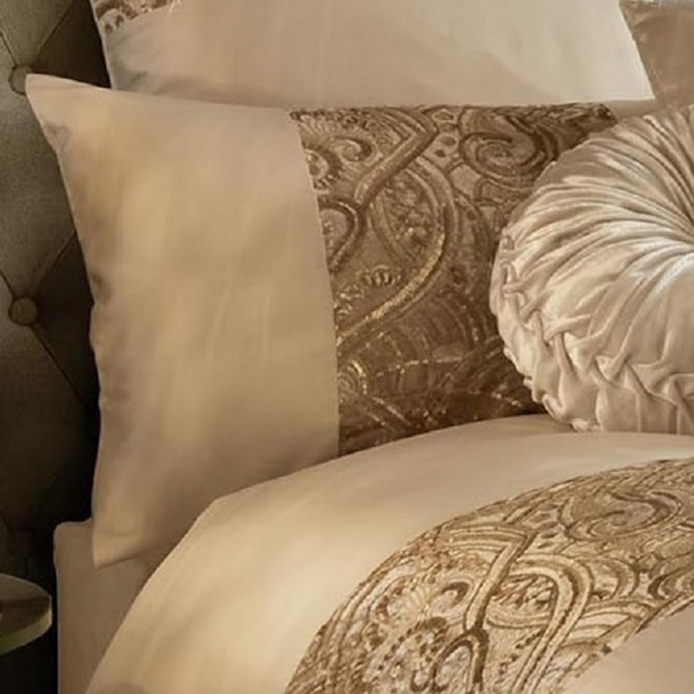 Marnie Gold Housewife Pillowcase by Kylie Minogue (x1)