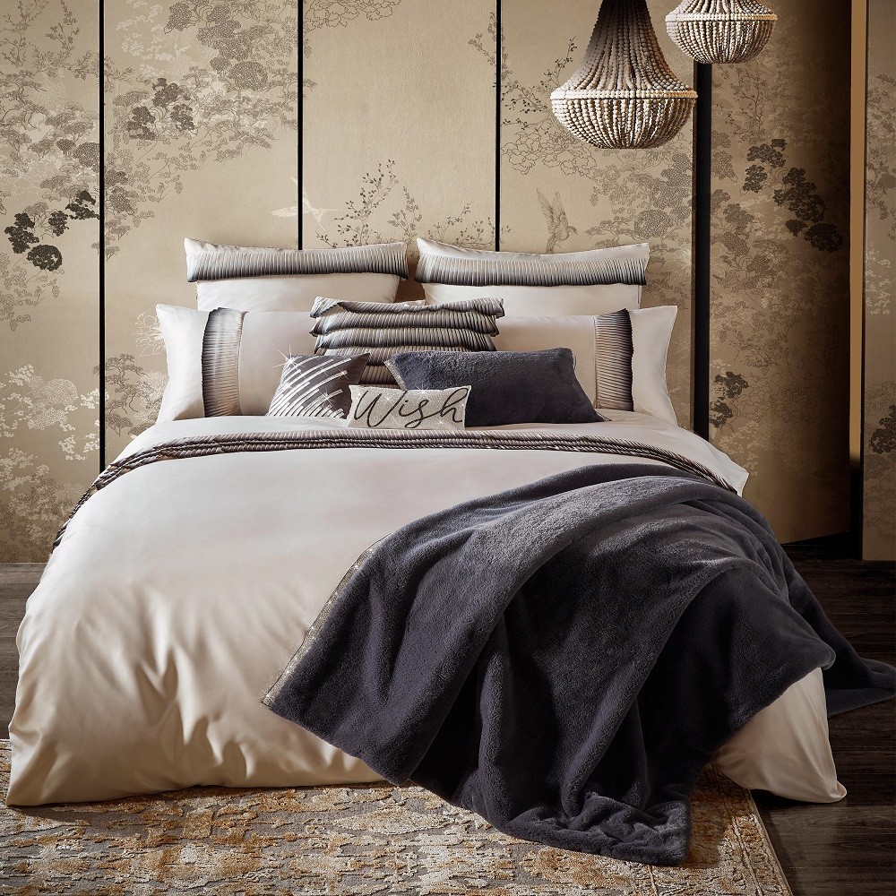 Josa Champagne Double Quilt Cover (200cm x 200cm)